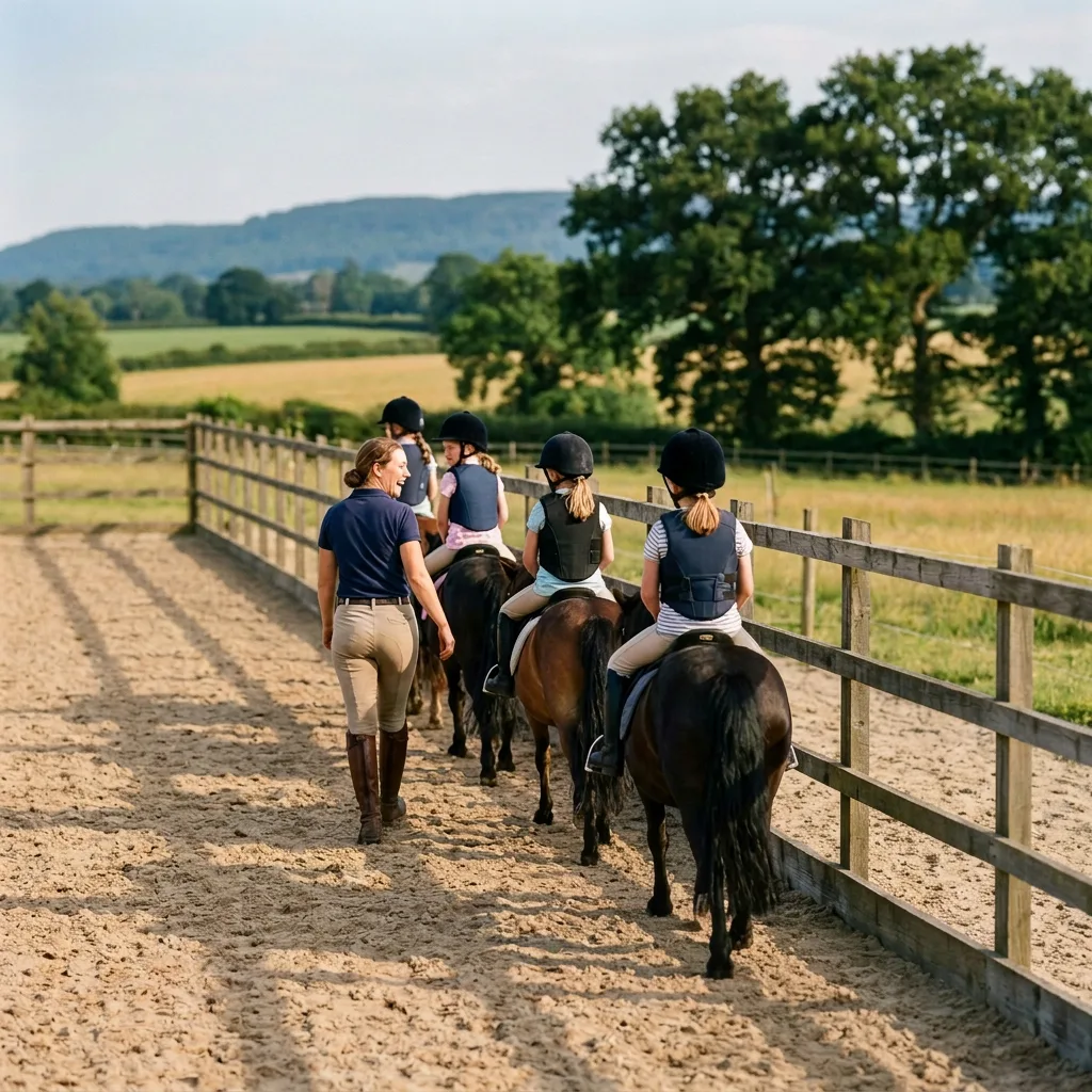 Cours de poney à Chasselay, Rhône